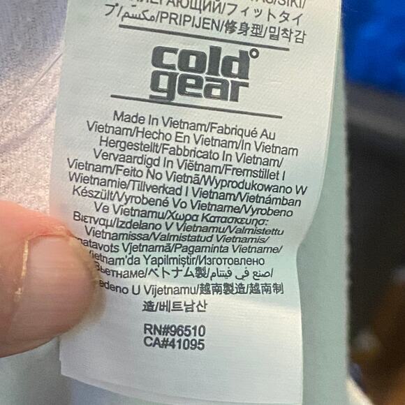 Under Armour Jacket Women Small ColdGear Cozy Cyber Blue Sporty Fitness Running - Picture 9 of 13